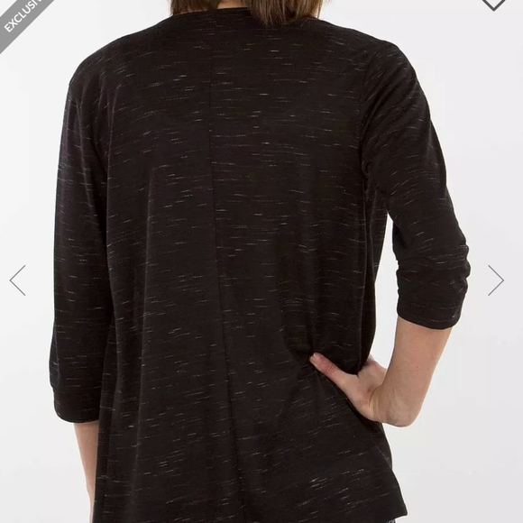 🌰 BKE: black heater women's cardigan Size M - Picture 8 of 9